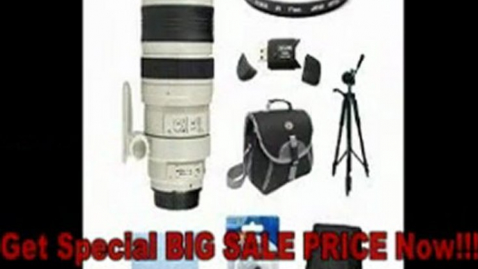 [BEST PRICE] Canon EF 100-400mm f4.5-5.6L IS USM Telephoto Zoom Lens with 77mm Multicoated UV Protective Filter, Deluxe Bag, Lens Cap Keeper, Microfiber Cleaning Cloth, Memory Card Wallet, USB 2.0 Card Reader, Pro