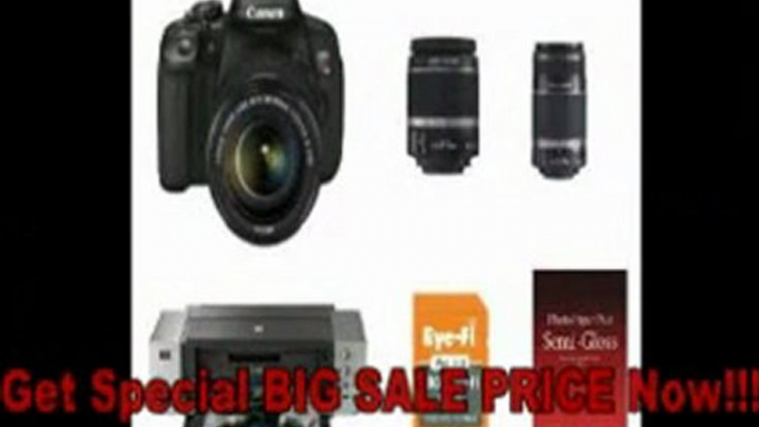 [SPECIAL DISCOUNT] Canon EOS Rebel T4i 18.0 MP CMOS Digital SLR Camera Bundle with 18-55mm EF-S IS II Lens PLUS: 55-250mm lens PLUS: Canon PIXMA Pro9000 Mark II Inkjet Photo Printer PLUS: Eye-Fi Pro X2 8 GB Class 6 SDHC