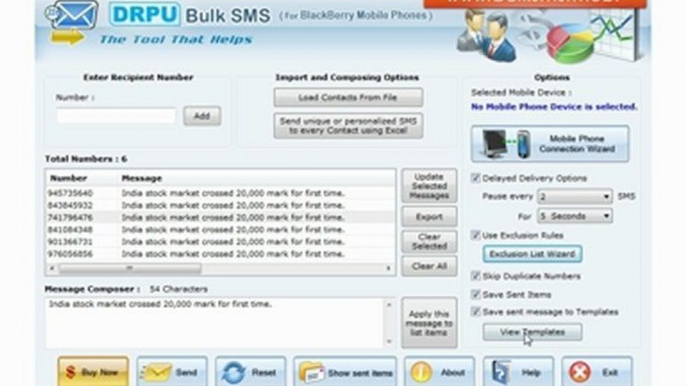 blackberry mobile phone bulk sms software blackberry text messaging sms sending group message marketing tool online web sms gateway how to send bulk group sms from blackberry mobile cell phone