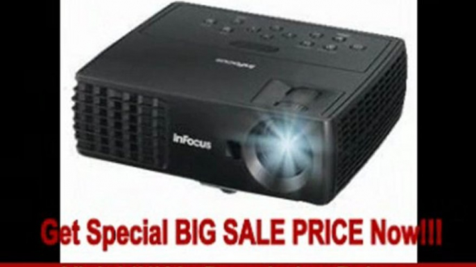 InFocus IN1112 Ultra Mobile Widescreen DLP Projector, 2.75 lbs, WXGA, 2200 Lumens