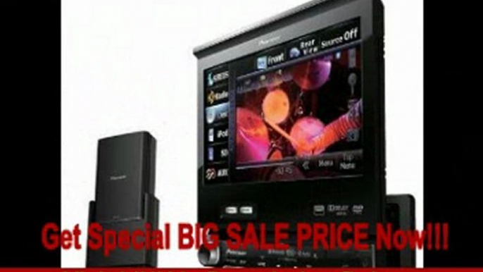 Pioneer AVH-P5200BT In-Dash DVD Multimedia AV Receiver w/ BONUS AVIC-U220 Add-On Navigation Expansion Included!