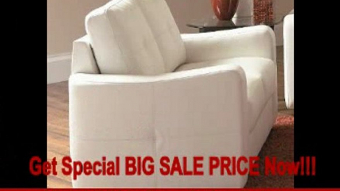 East Machias Loveseat in Vibrant White FOR SALE