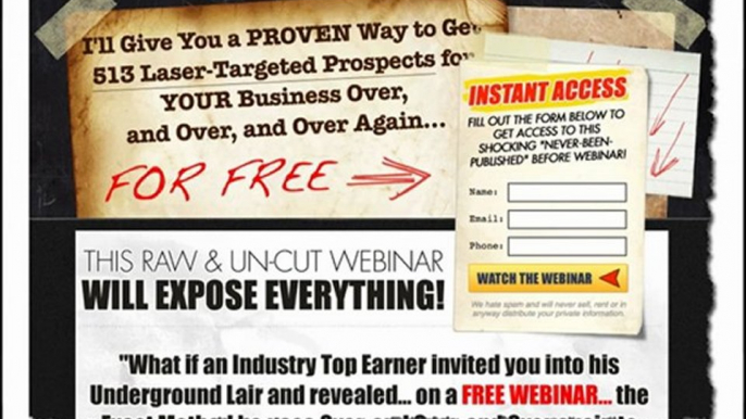 Marketing secret: Web traffic secrets http://leadsharvest.com Uma Bad