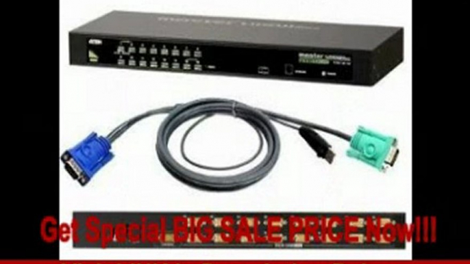 ATEN 16-Port USB/PS2 Combo KVM Switch with Cables CS1316KIT (Black) REVIEW