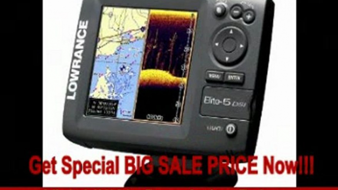 [BEST BUY] Lowrance 000-10236-001 Elite-5 DSI DownScan Imaging Chartplotter/Fishfinder with 5-Inch Color LCD and Basemap