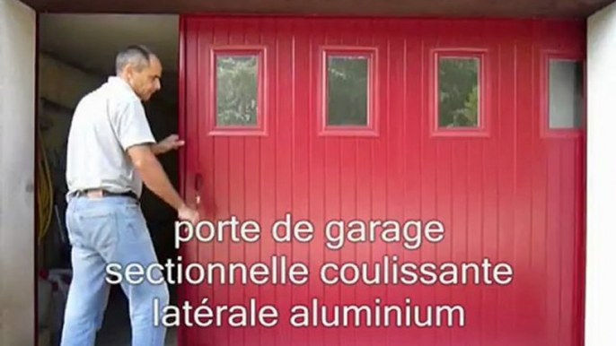 Porte de garage Tarbes. Porte de garage coulissante latérale aluminium sib. 65. Bagnères de Bigorre. Hautes Pyrénées