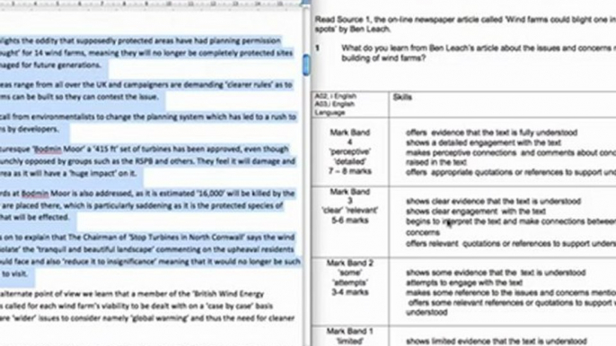 GCSE English Language: A/A* Band Answer - Question 1 (AQA Exam Revision)