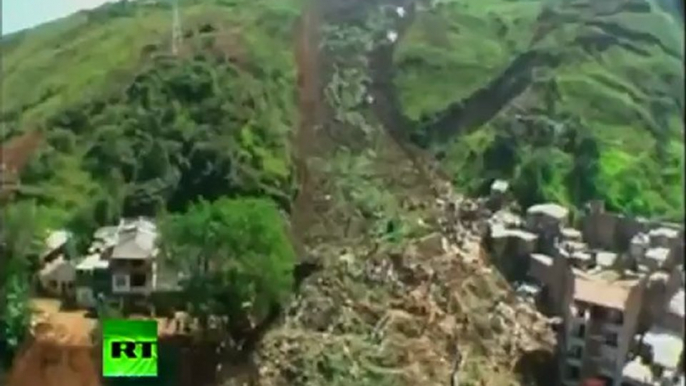 Video of Colombia landslide devastation: 20 dead, over 100 missing