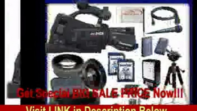 [SPECIAL DISCOUNT] Panasonic AG-AC7 Shoulder-Mount AVCHD Camcorder w/ SSE Interview Kit Featuring: Extended Life Battery & External Rapid Charger, 2x 8GB SDHC Memory Card, Wireless Lapel & Handheld Microphone, LED Video