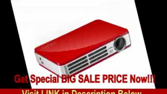 [BEST PRICE] Vivitek Qumi Q5 500 Lumen WXGA HD 720p HDMI 3D-Ready Pocket DLP Projector with 4GB Memory (Red)