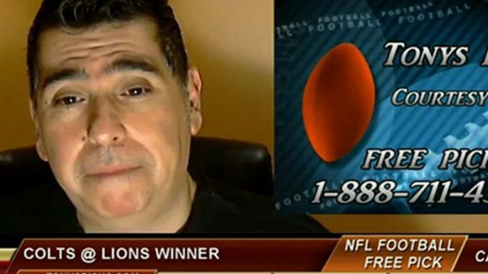 Detroit Lions versus Indianapolis Colts Pick Prediction NFL Pro Football Betting Odds Preview 12-2-2012