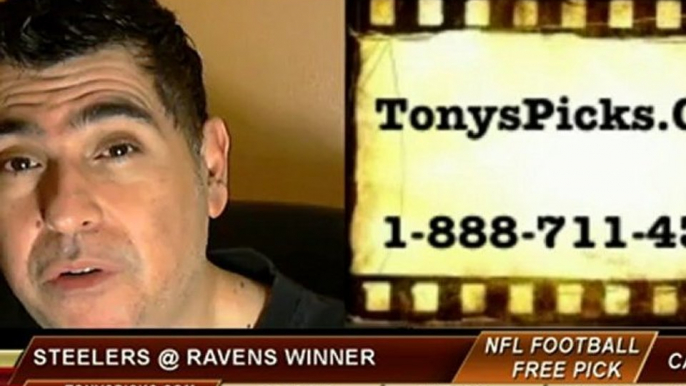 Baltimore Ravens versus Pittsburgh Steelers Pick Prediction NFL Pro Football Betting Odds Preview 12-2-2012