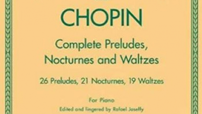 Fun Book Review: Complete Preludes, Nocturnes & Waltzes: 26 Preludes, 21 Nocturnes, 19 Waltzes for Piano (Schirmer's Library of Musical Classics) by Frederic Chopin