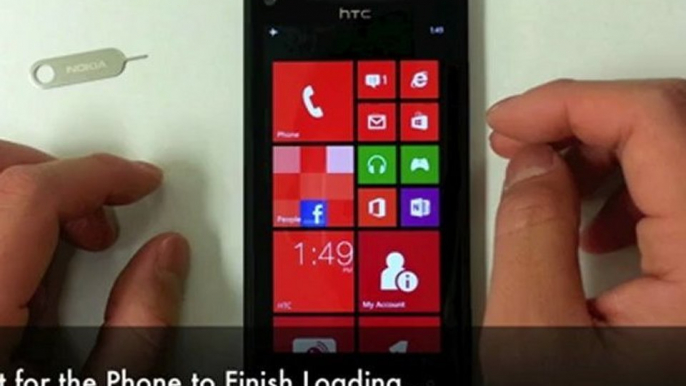 How to Unlock HTC 8X Windows 8 Phone by Unlock Code - At&t, Telus, Bell, Rogers + all Networks