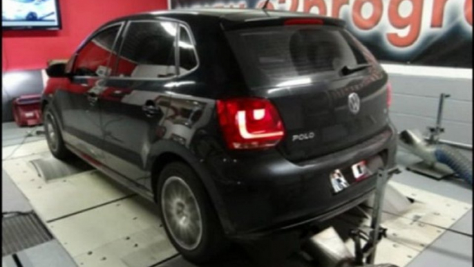 Reprogrammation cartographie moteur VW Polo 1.6 tdicr 2009 o2programmation 89@136ch test dyno