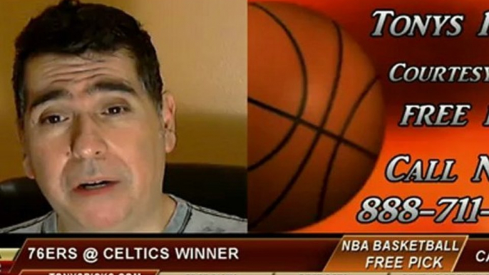 Boston Celtics versus Philadelphia 76ers Pick Prediction NBA Pro Basketball Odds Preview 12-8-2012