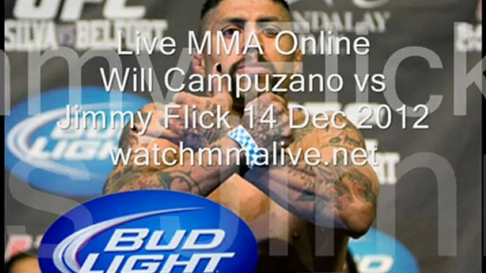 Jimmy Flick vs Will Campuzano Flyweight 14 Dec Live