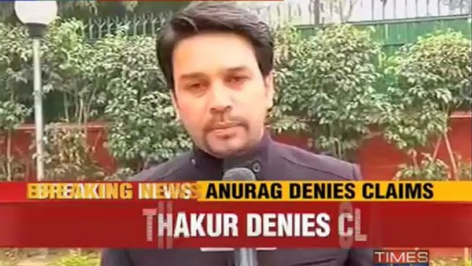 Anurag denies derogatory remark