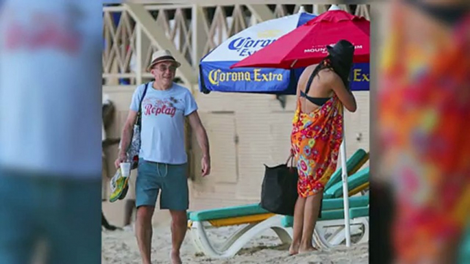 Director Danny Boyle Holidays With Actress Rosario Dawson