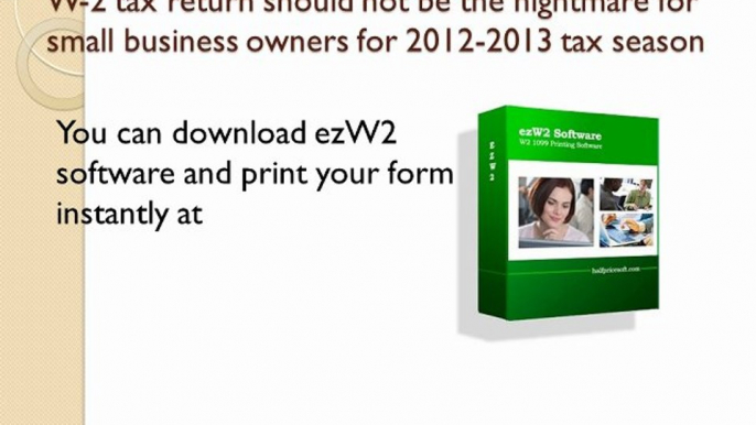 How to Print W2 Form