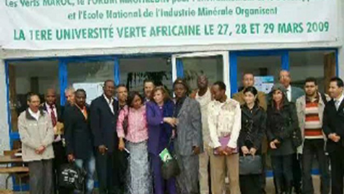 PRINTEMPS ARABE devenu HIVER thème de la 4ème université verte africaine organisée à RABAT par le parti des Verts Marocet le FMED