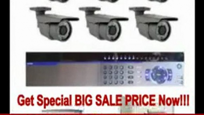 Complete High End 8 Channel Real Time (1TB HD) HDMI FULL D1 DVR Security Camera CCTV Surveillance System Package w/ (6) Pack of 1/3 Sony Exview HAD CCD II with Effio-E DSP Devices, 700TVL, 2.8~12mm Varifocal Lens, 72pcs IR LED, 164 feet IR Distance Outdoo