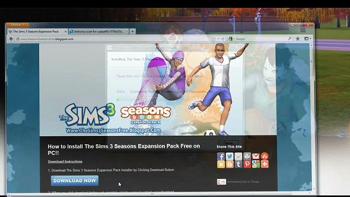 Download The Sims 3 Seasons Expansion Pack DLC Installer Free!!