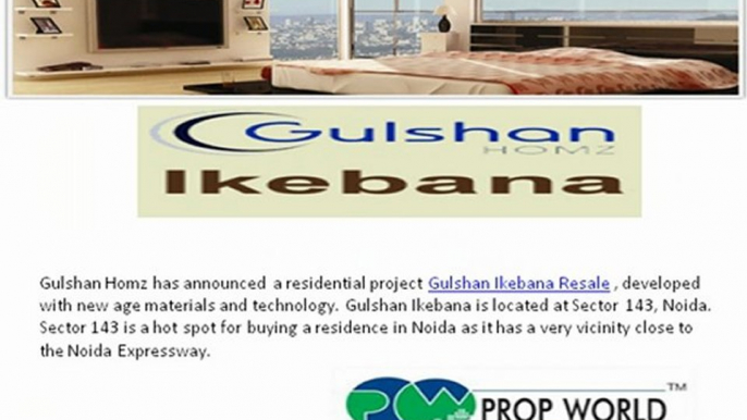 Gulshan Ikebana-9910006454-Resale In Gulshan Ikebana Sector 143 Noida