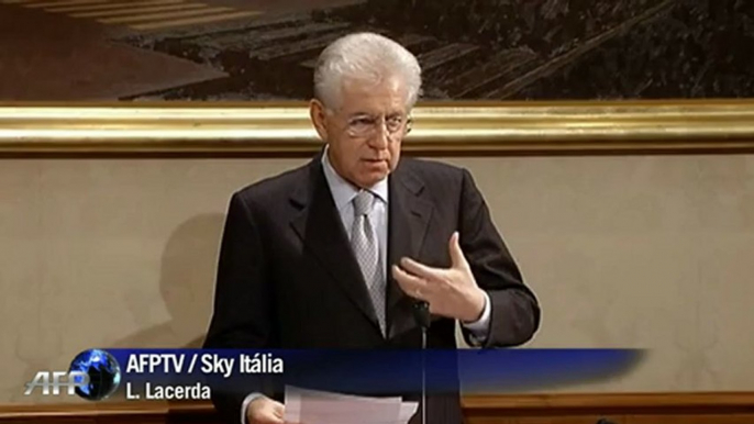 Monti lidera coalizão centrista nas legislativas italianas