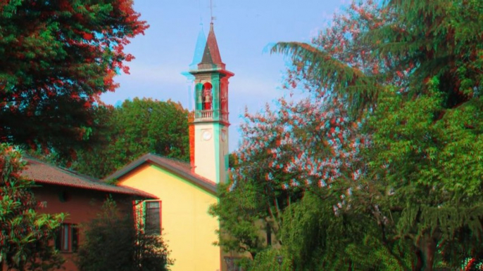 Mostra di Presepi nel Santuario di Santa Maria Addolorata in Cernusco sul Naviglio in 3D