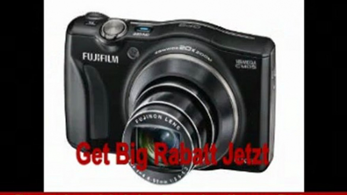 Fujifilm FinePix F770EXR Digitalkamera (16 Megapixel, 20-fach opt. Zoom, 7,6 cm (3 Zoll) Display, bildstabilisiert) schwarz