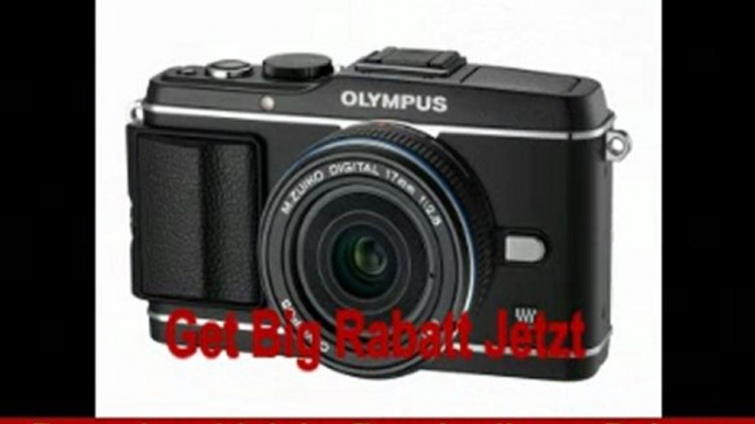 Olympus PEN E-P3 Systemkamera (12 Megapixel, 7,6 cm (3 Zoll) Display, Bildstabilisator, Full-HD Video) schwarz Kit inkl. 17mm Objektiv schwarz