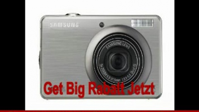 Samsung PL60 Digitalkamera (10 Megapixel, 5-fach opt. Zoom, 6,9 cm (2,7 Zoll) Display, dualer Bildstabilisator) silber