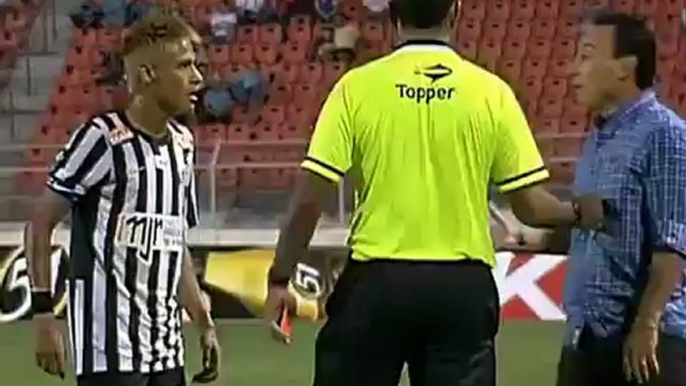 Treinador teria chamado o Neymar de macaco - Ituano x Santos - Paulistão [30.01.2013]