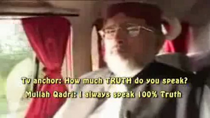 Mullah Tahir ul Qadri caught red handed telling the most blunt lies in the history of mankind! {Eng}