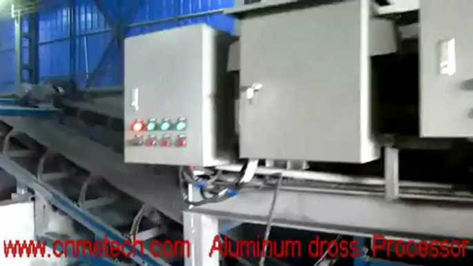 Aluminum dross separator and recovery or processing machine+dross cooling&screening system