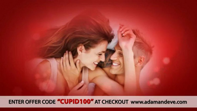 Adam  Eve Coupon Code CUPID100 HALF OFF Best Valentines Day Gift FREE Romance Gift