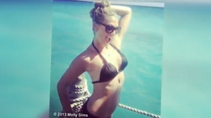 Molly Sims Shows Off Her Post-Pregnancy Bikini Body