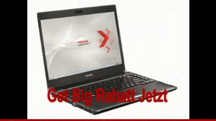 Toshiba Portégé R830-10V 33,7 cm (13,3 Zoll) Notebook (Intel Core i7 2620M, 2,7GHz, 8 GB RAM, 256GB SSD, Intel HD 3000, DVD, Win 7 Pro) schwarz