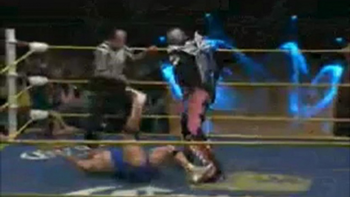 CMLL on Terra 2.10,2013(No Third Fall) - Marco Corleone, Máximo, Rush vs Kráneo, Mr. Águila, Psicosis