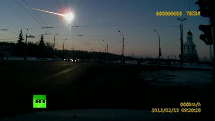 Russian meteor explosion: Spectacular dash cam video of meteorite fireball falling in Urals