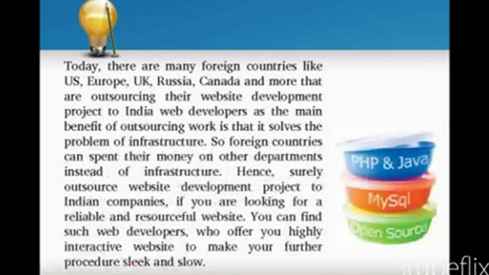 Outsource Your Web Development Services to Web Developers India