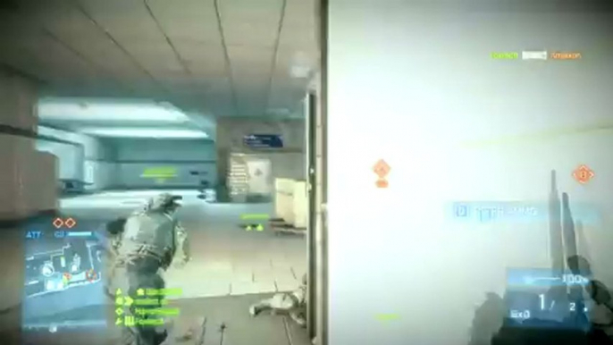 Battlefield 3 Online Gameplay - Rush on Metro Attack Live Com