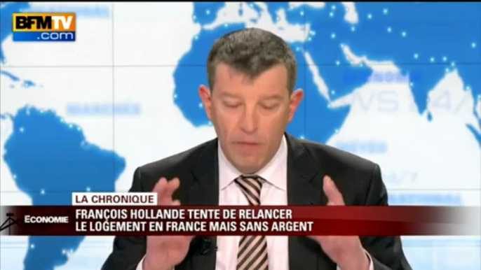 Chronique éco de Nicolas Doze: François Hollande relance le logement en France, sans argent - 21/03