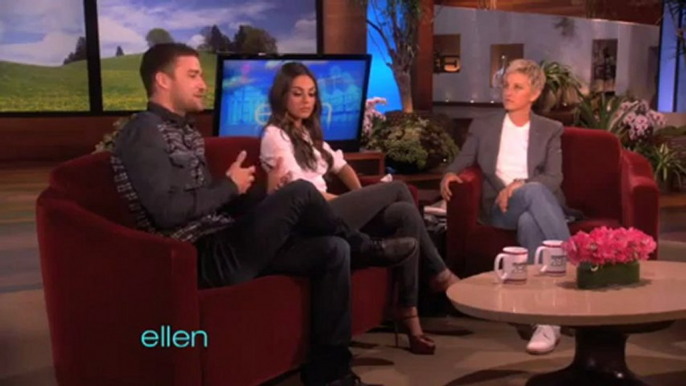 Justin Timberlake & Mila Kunis on Being Nude!