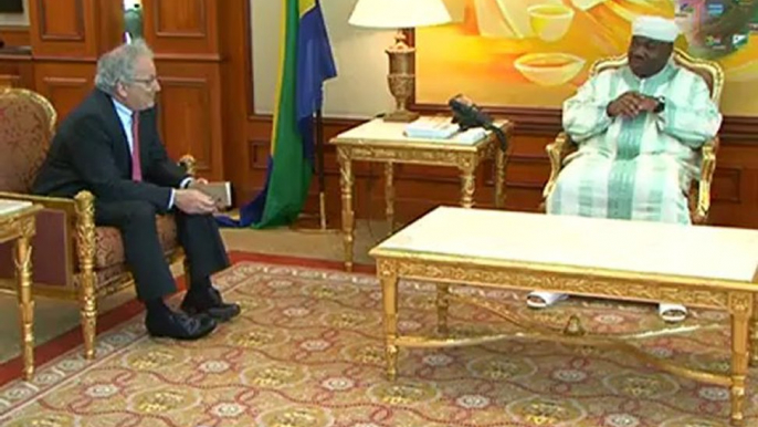 Gabon: Audience du Président Ali Bongo Ondimba avec l'Ambassadeur de France au Gabon