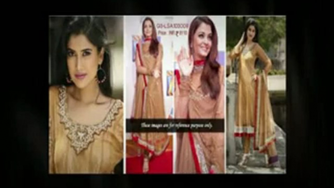 Bollywood actress Party Wear Designer Suits collections 2013