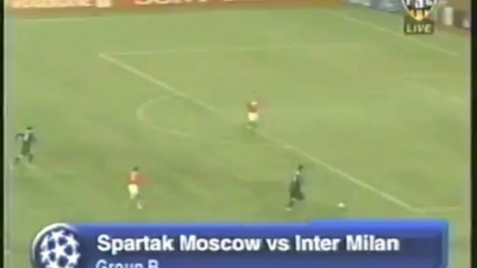 2006 (October 31) Spartak Moscow (Russia) 0-Internazionale Milano (Italy) 1 (Champions League)