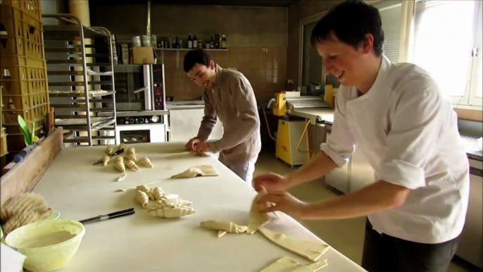 Réalisation de croissants pur beurre en grande vitesse, Lionel et Cyril