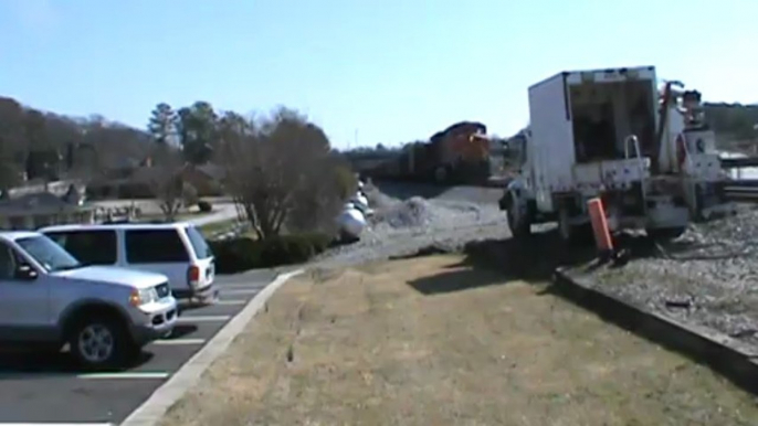 BNSF coal train southeast through Austell Ga. (2)